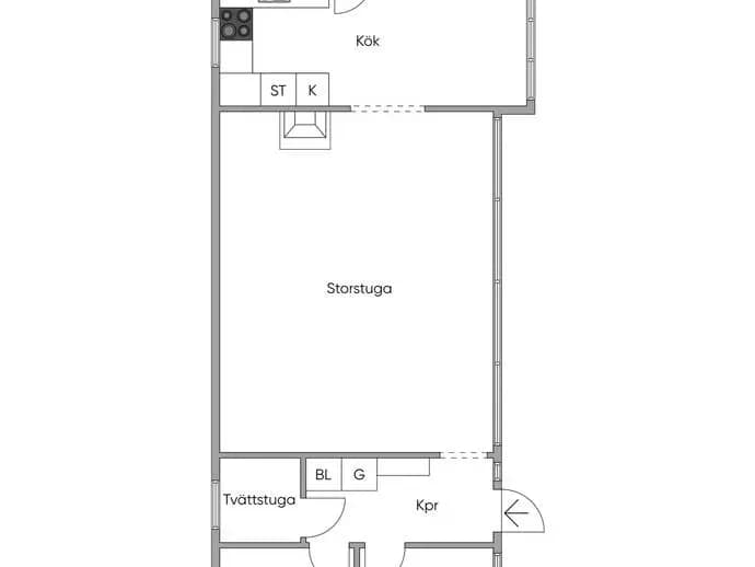 Planritning för Snappuddsvägen 30