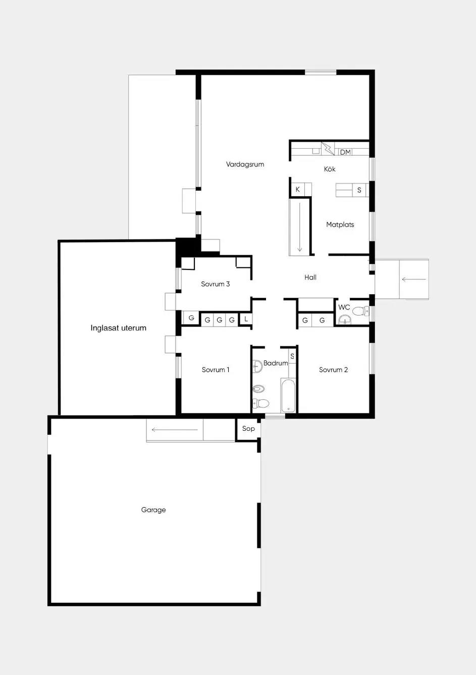 Floor plan for Tulpanstigen 9