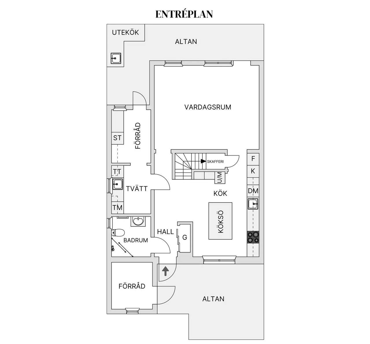 Floor plan for Hagalundsvägen 18D