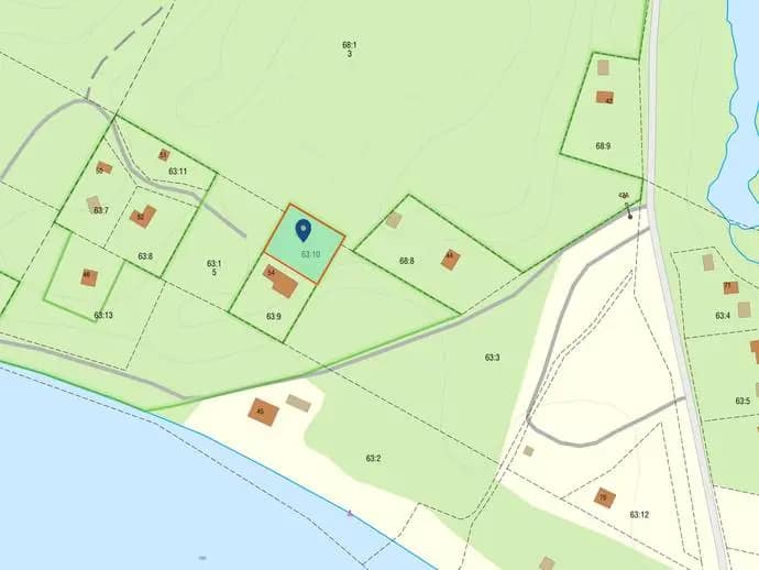 Planritning för Dammsjövägen 53