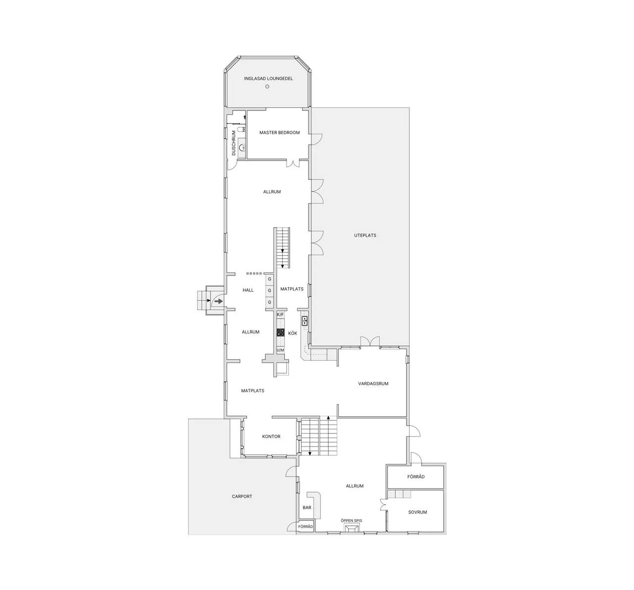 Floor plan for Finjagatan 25