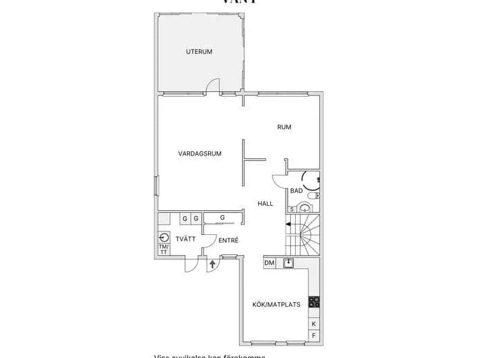 Floor plan for Fridas gata 135