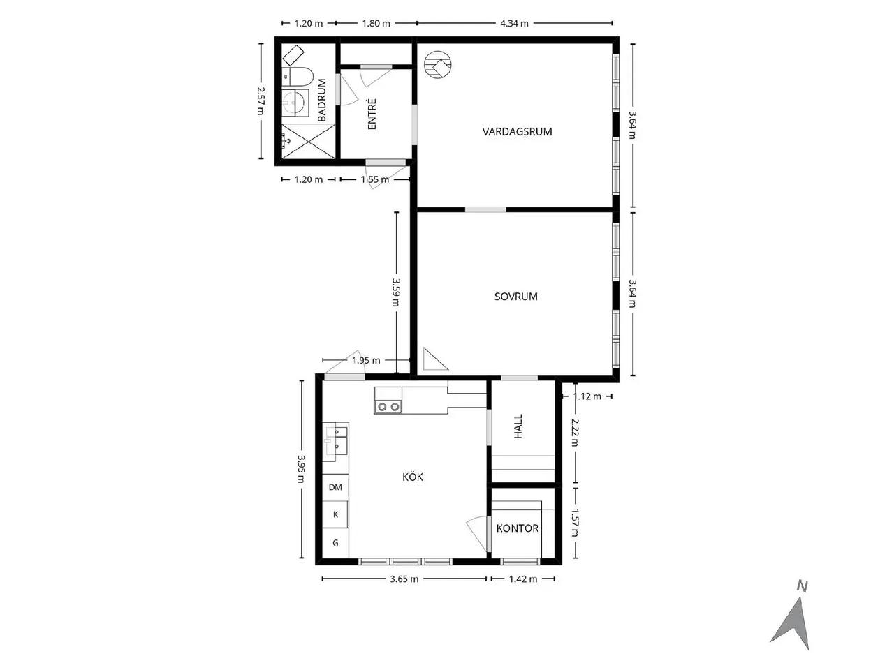 Planritning för Torstensonsgatan 50