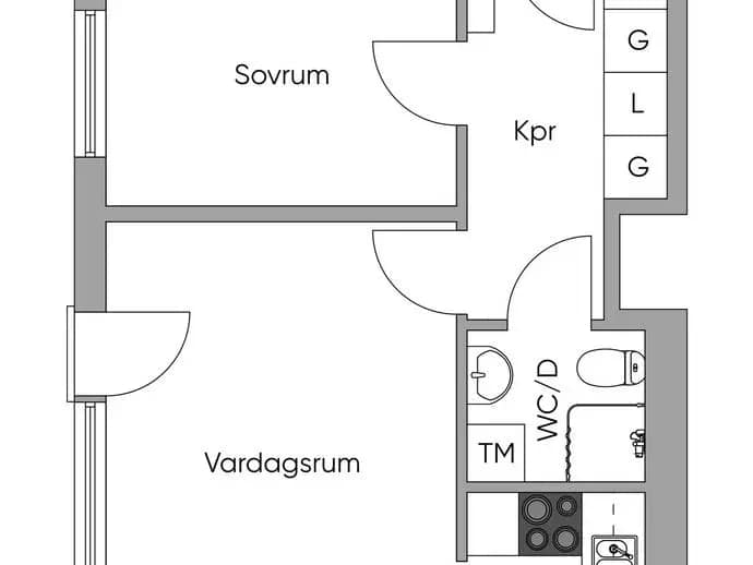 Planritning för Runebergsgatan 31