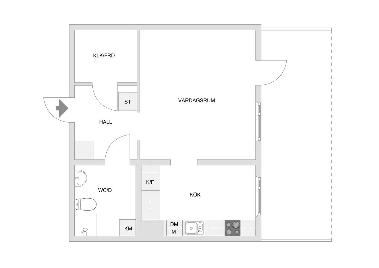 Floor plan for Legendvägen 3