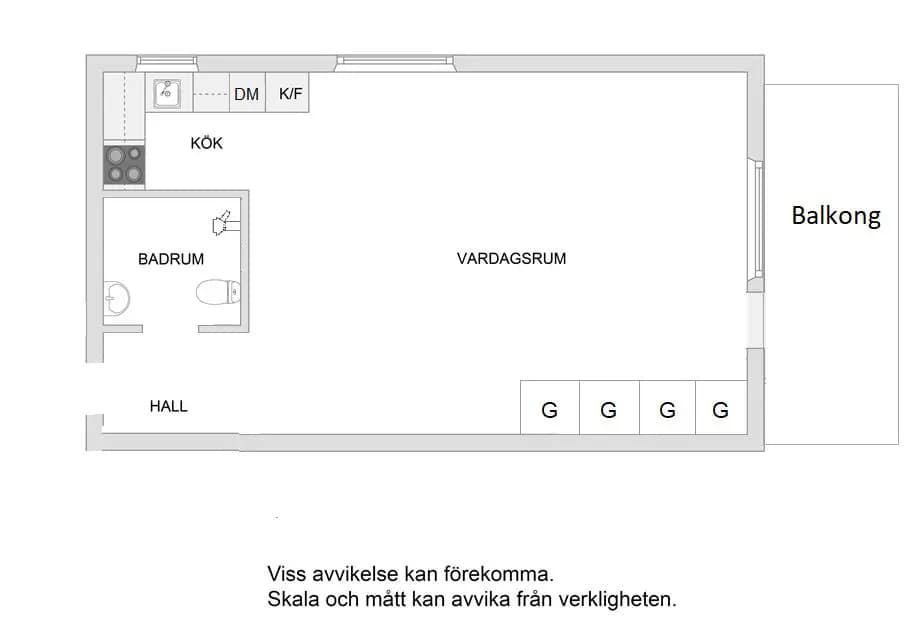 Floor plan for Vittangigatan 16