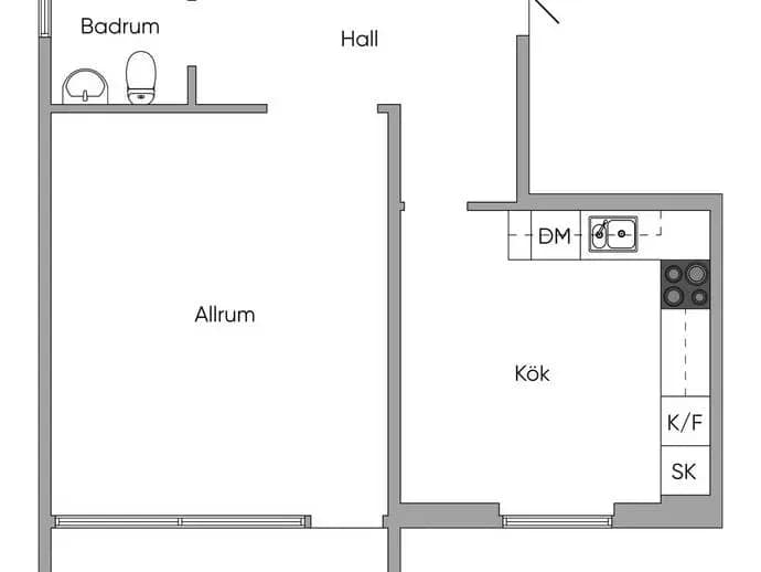 Floor plan for Äspholmsvägen 17