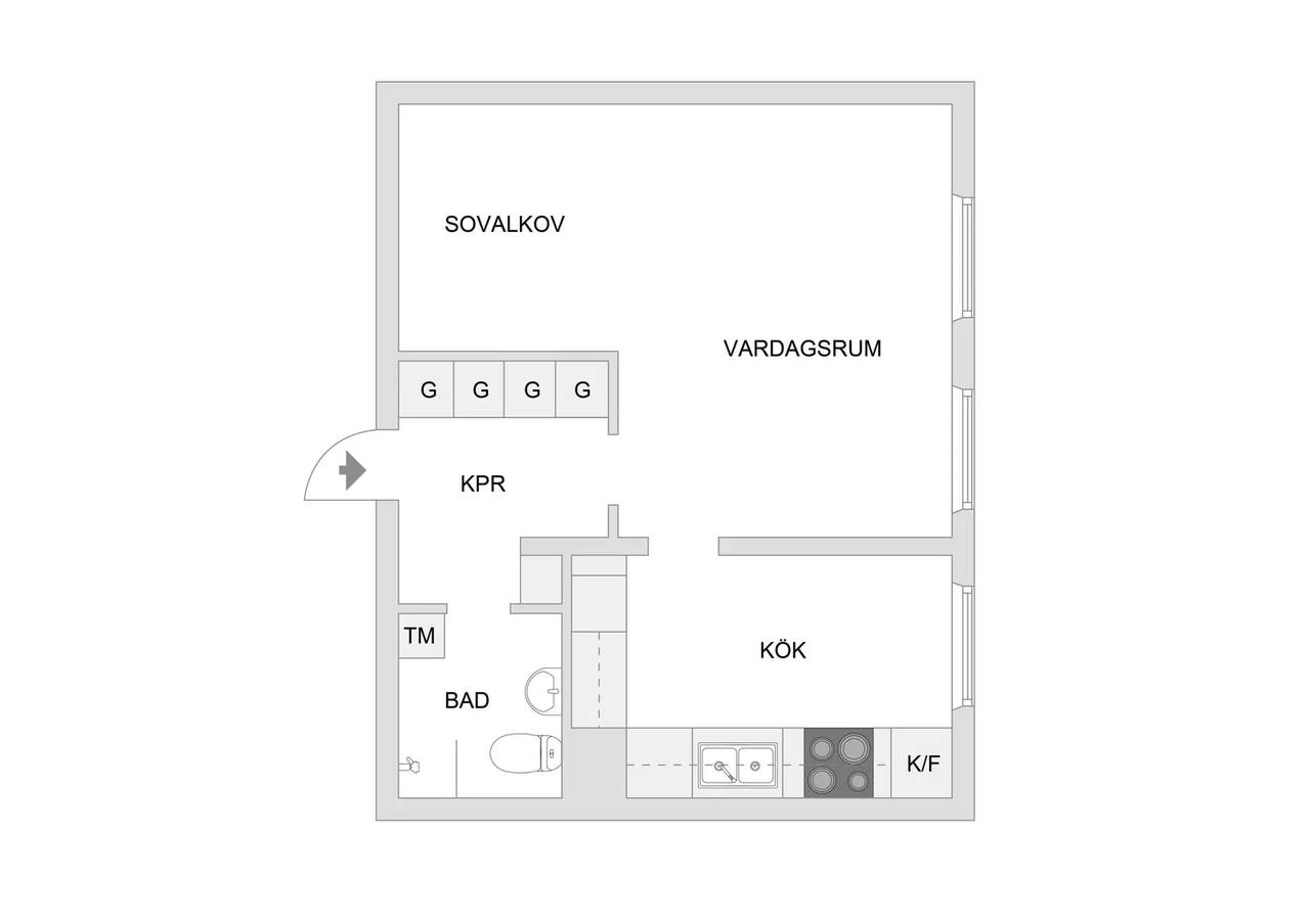 Floor plan for Legendvägen 19
