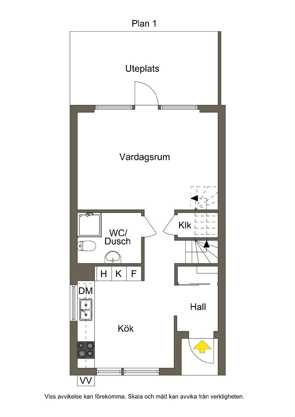 Floor plan for Tujavägen 10