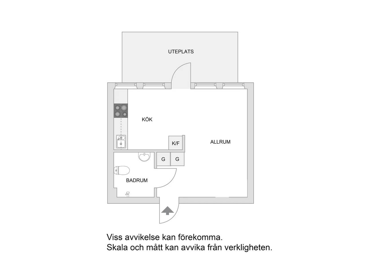 Planritning för Östersundsgatan 7