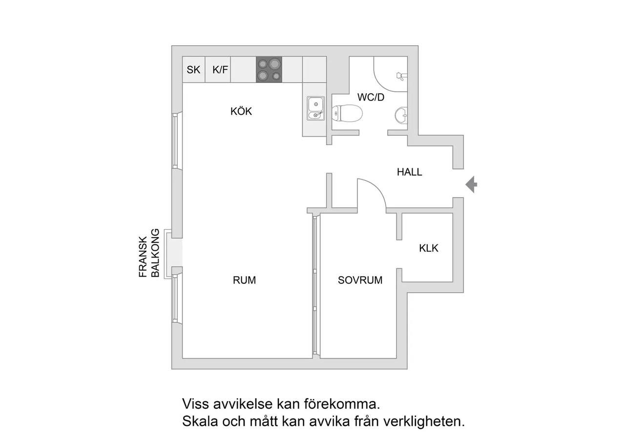 Floor plan for Astrakangatan 117