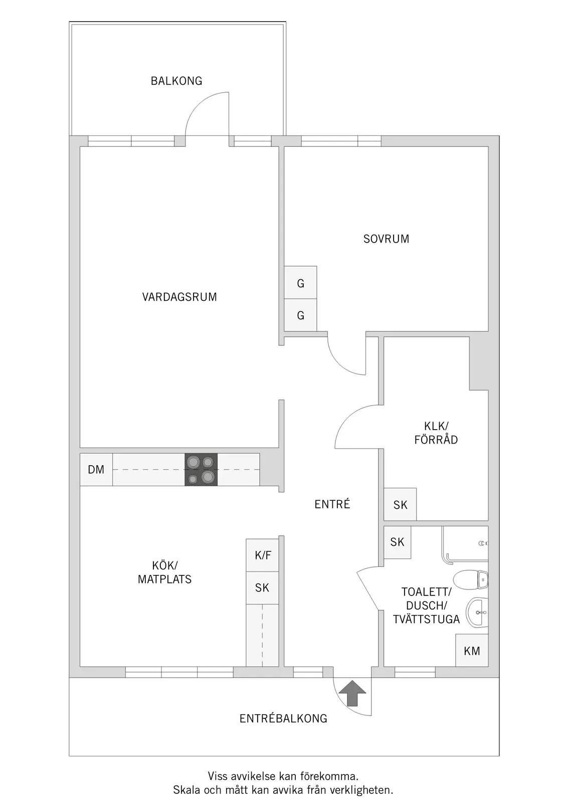 Floor plan for Nunnegårdsgatan 118