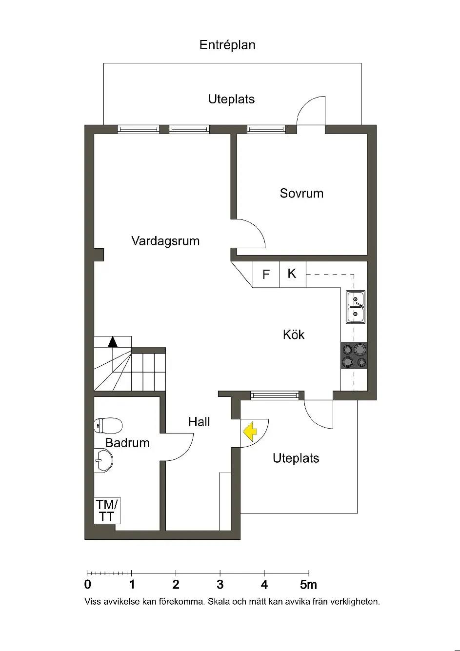Floor plan for Skäcklingevägen 233