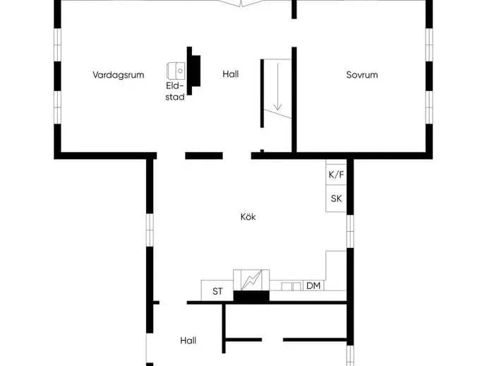 Floor plan for Anga Båticke 113