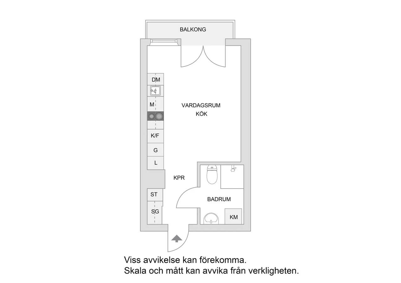 Floor plan for Mäldgränd 3