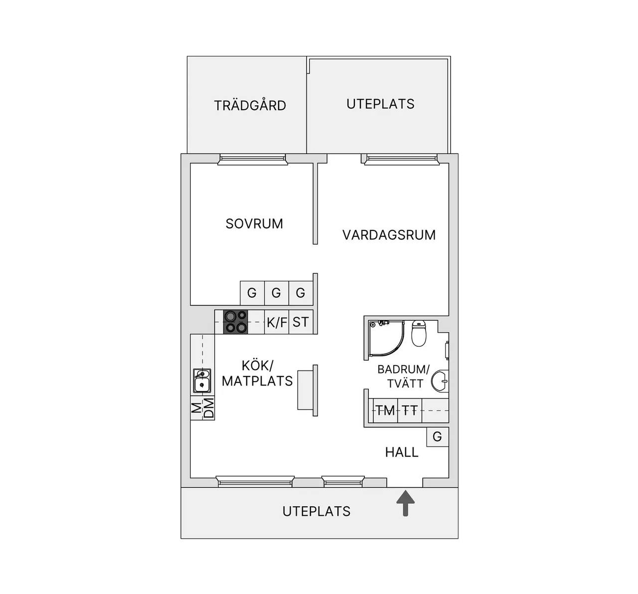 Floor plan for Symfonigatan 63