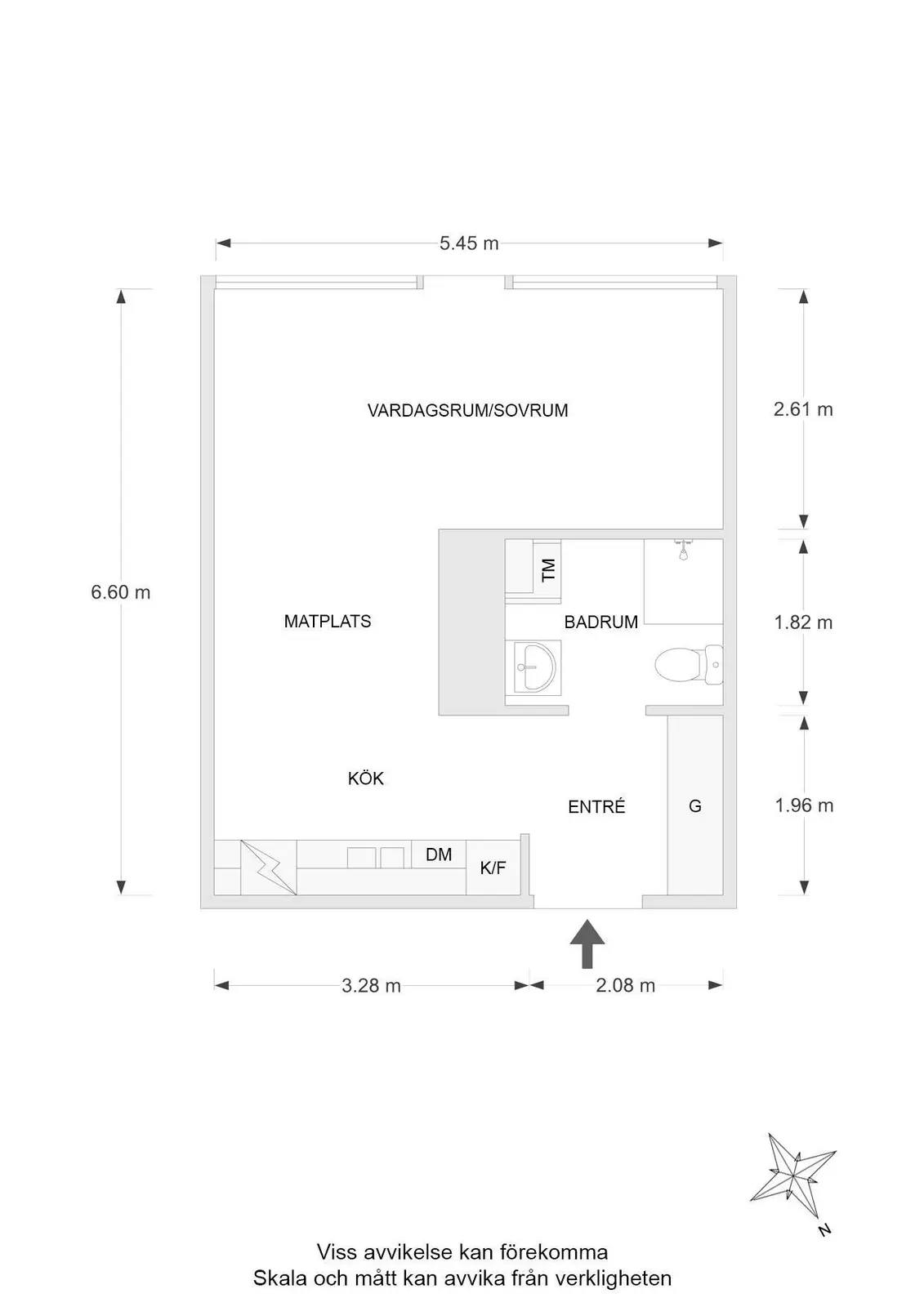 Floor plan for Gunnarsberg 6
