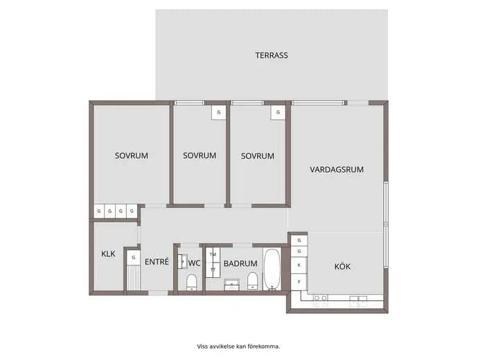 Floor plan for Wilhelmina Skoghs gata 1