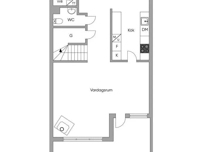 Planritning för Skalbaggevägen 24