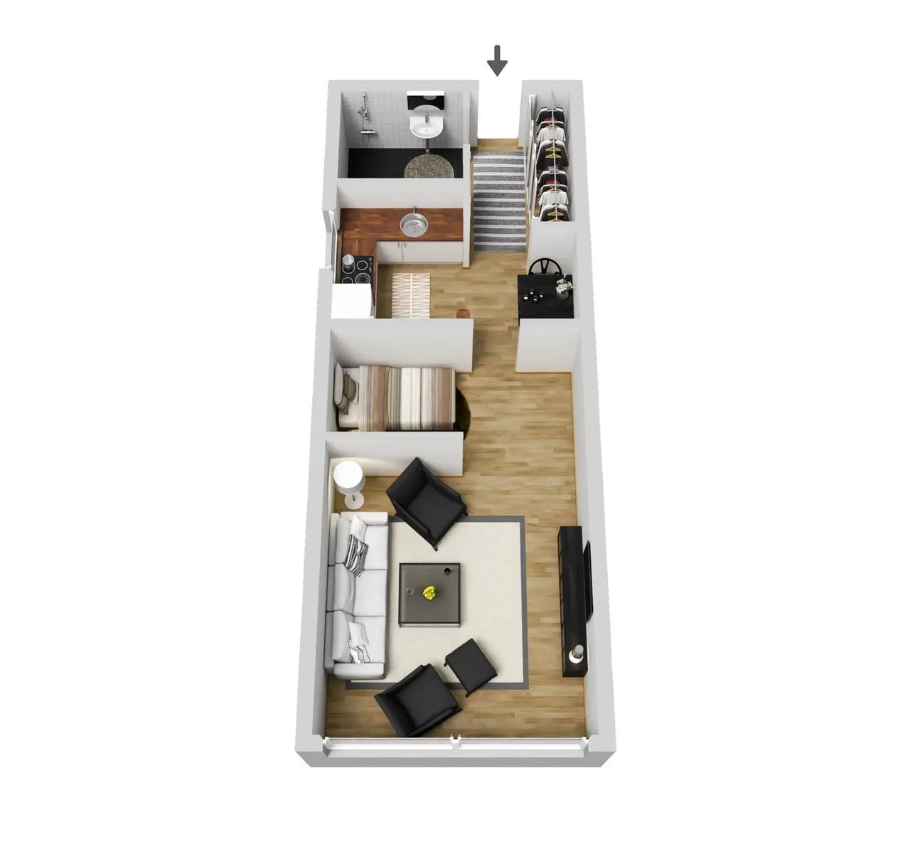 Floor plan for Lomvägen 61