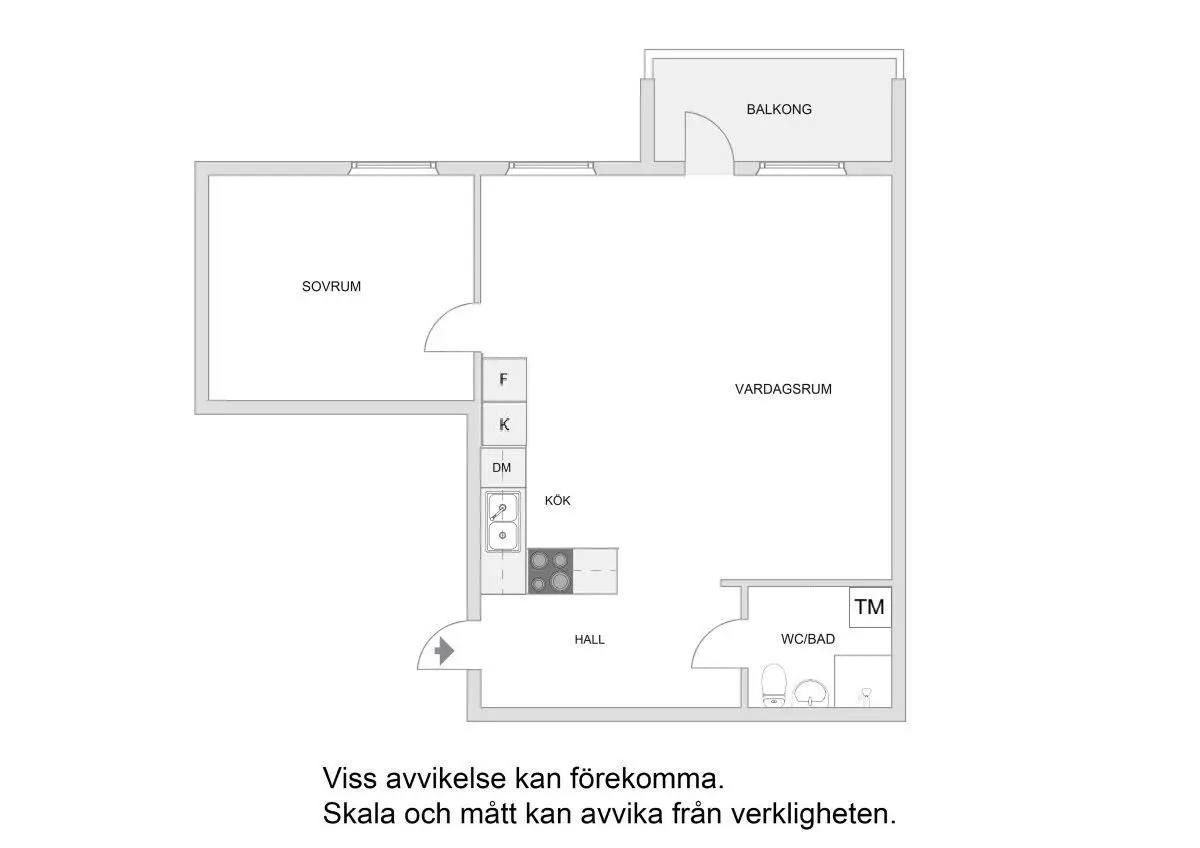 Floor plan for Narviksgatan 7