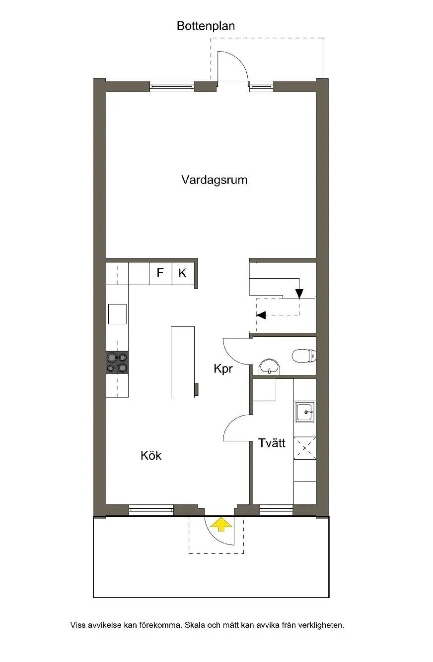 Floor plan for Isgränd 31