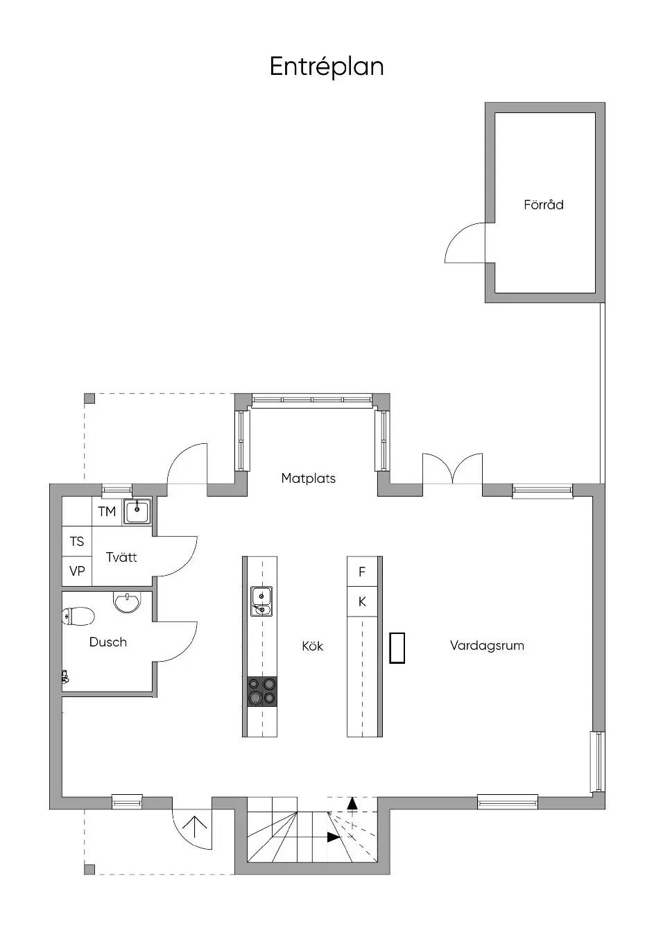 Floor plan for Lissmohedsvägen 64