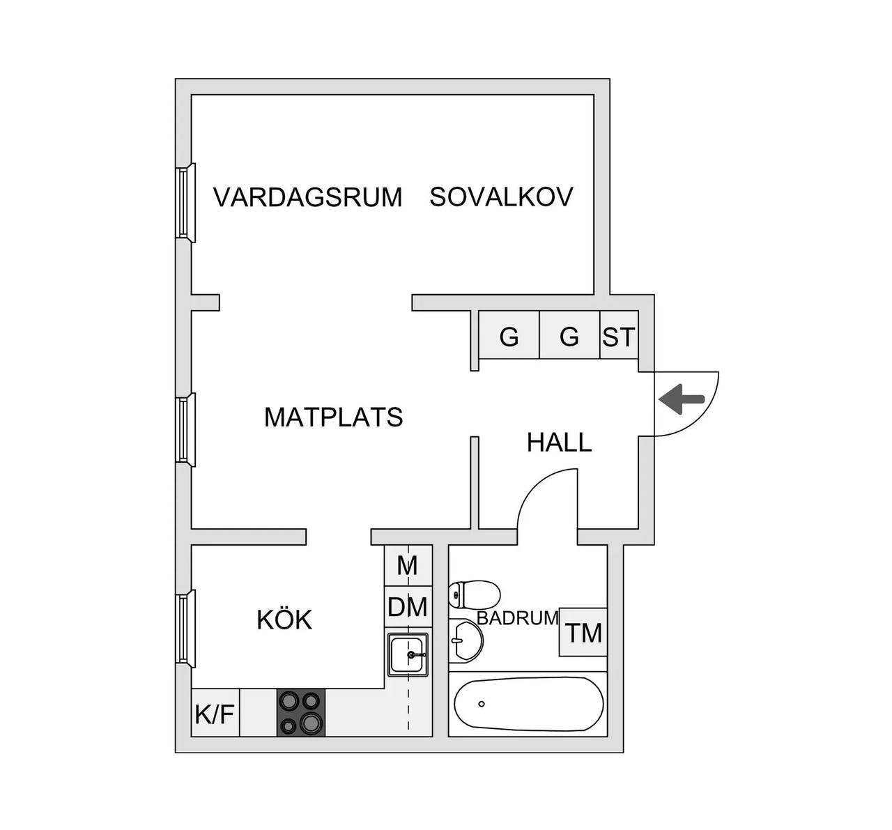 Floor plan for Idungatan 27
