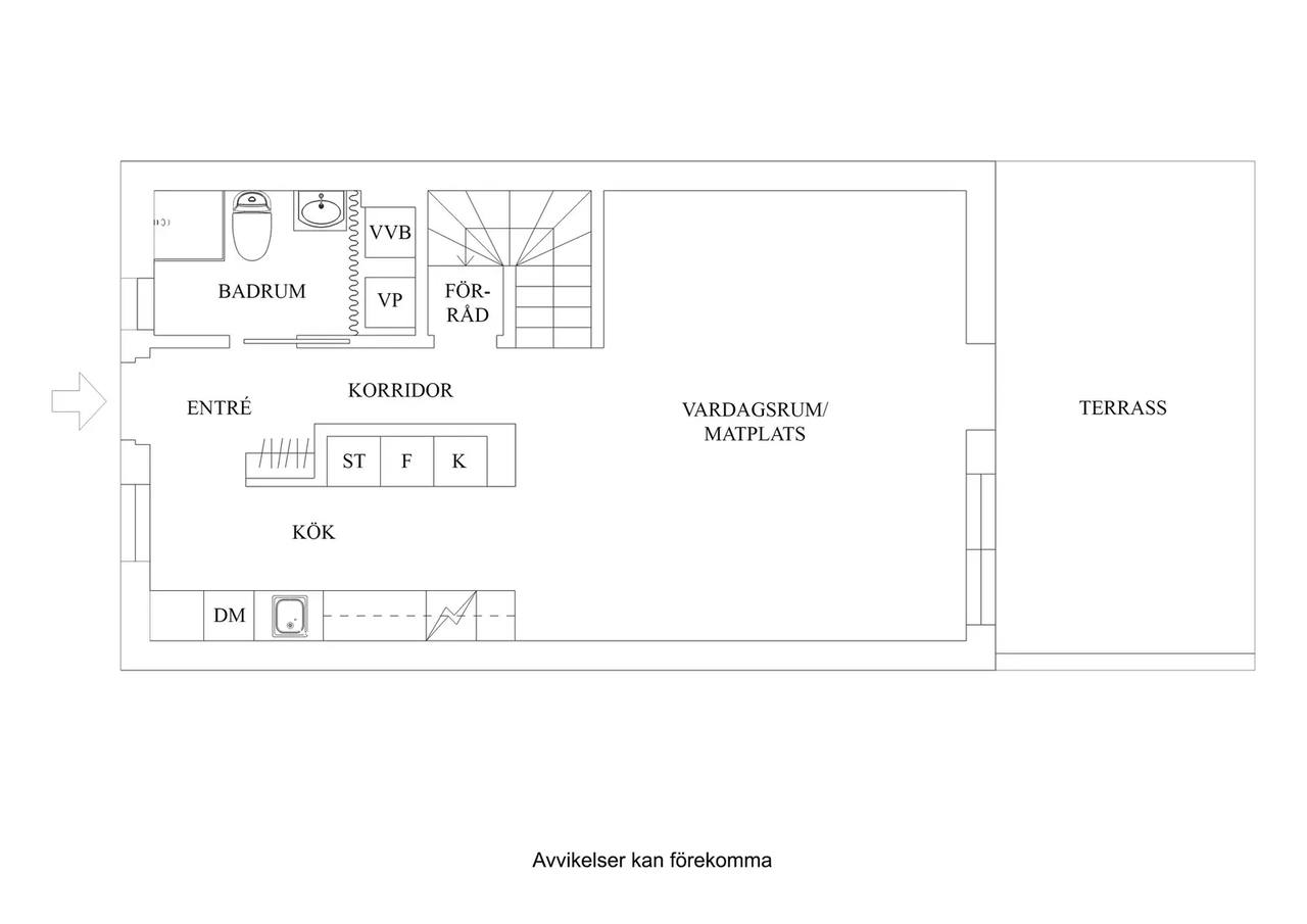 Planritning för Bagarstugans väg 29