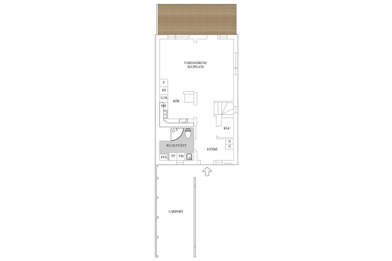 Floor plan for Graffmans väg 17