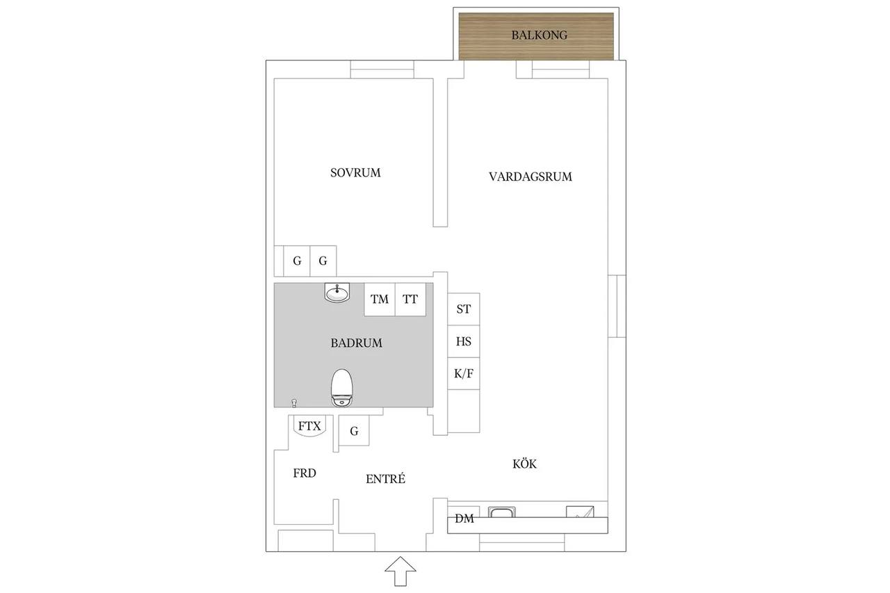 Floor plan for Axel Quidings gata 10E
