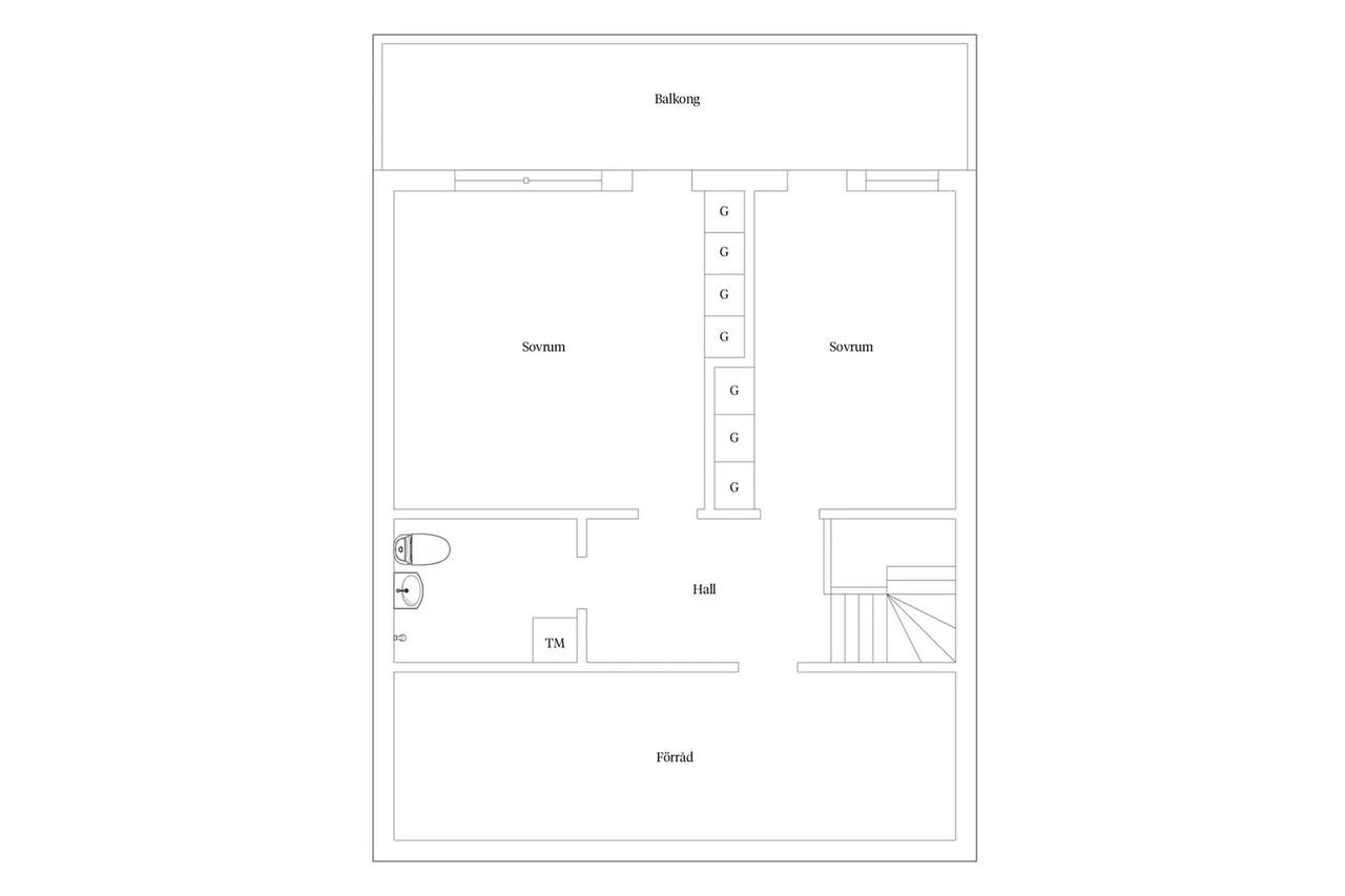 Planritning för Kvarstavägen 68