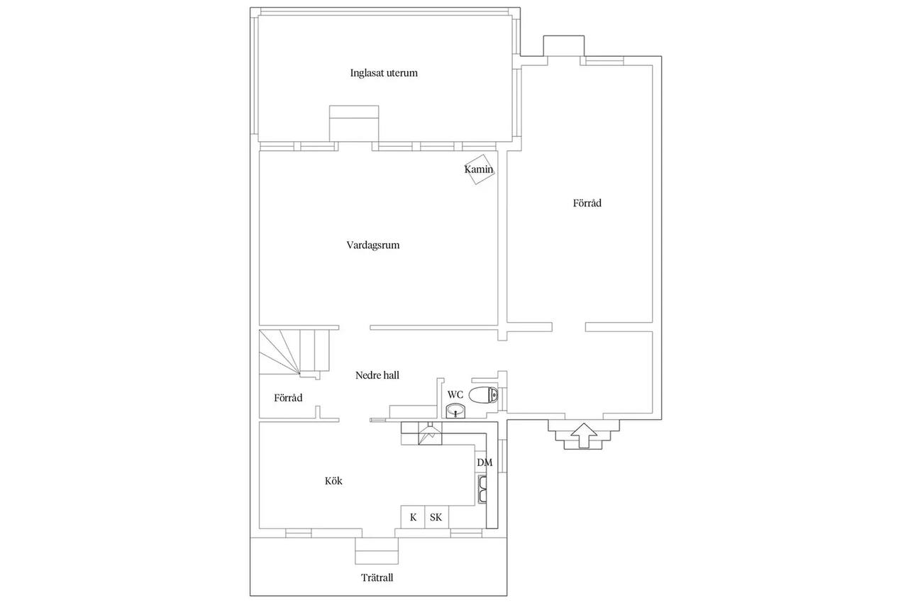 Floor plan for Tärnvägen 37