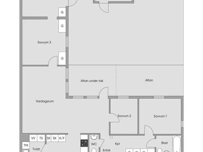 Floor plan for Oriongatan 198