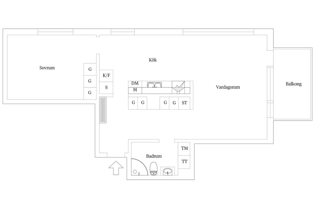 Floor plan for Vikaholmsallén 45