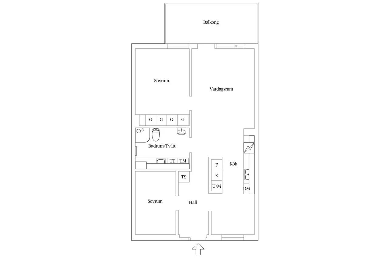 Floor plan for Alice Babs gata 46N