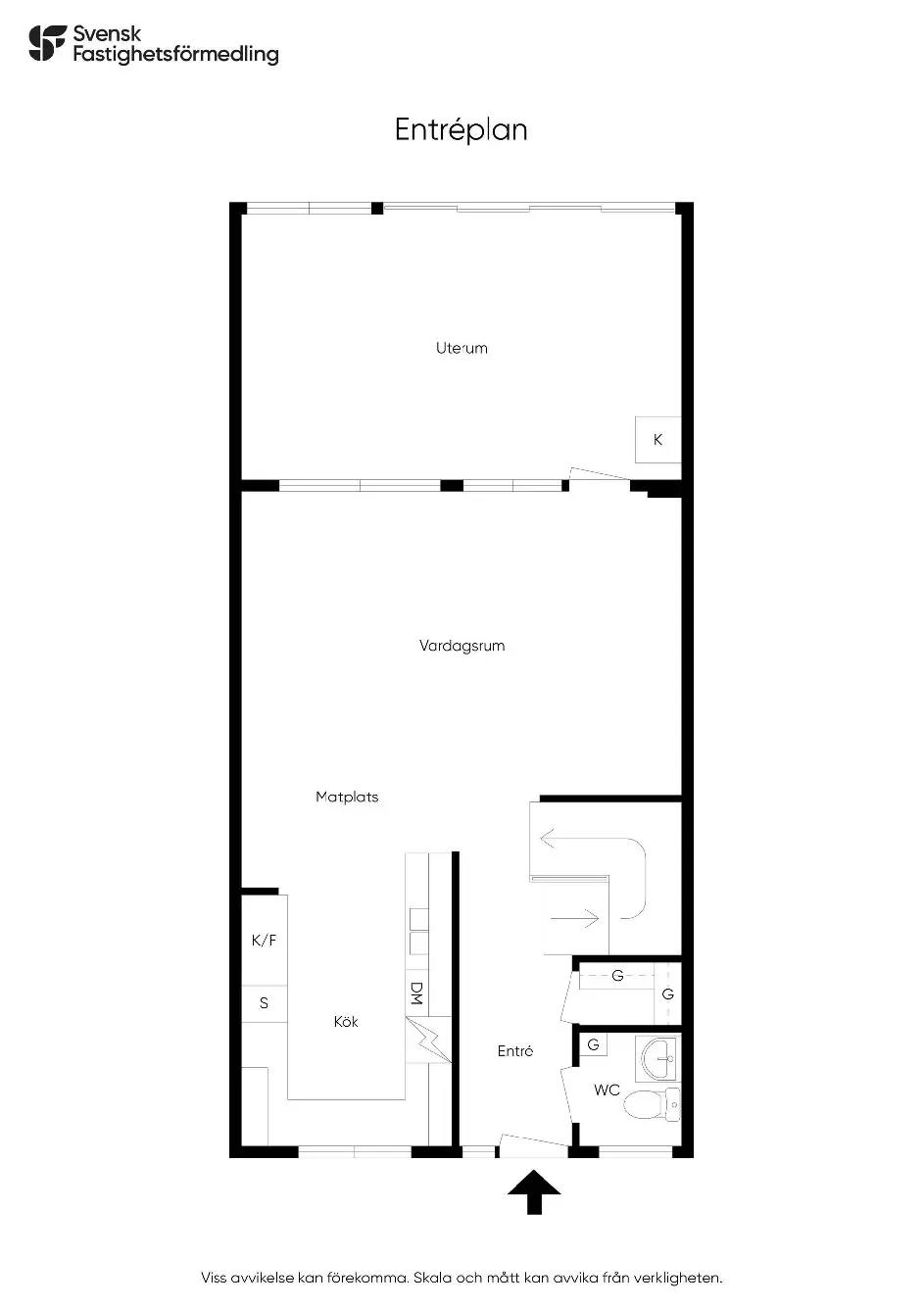 Floor plan for Svarvaregatan 33