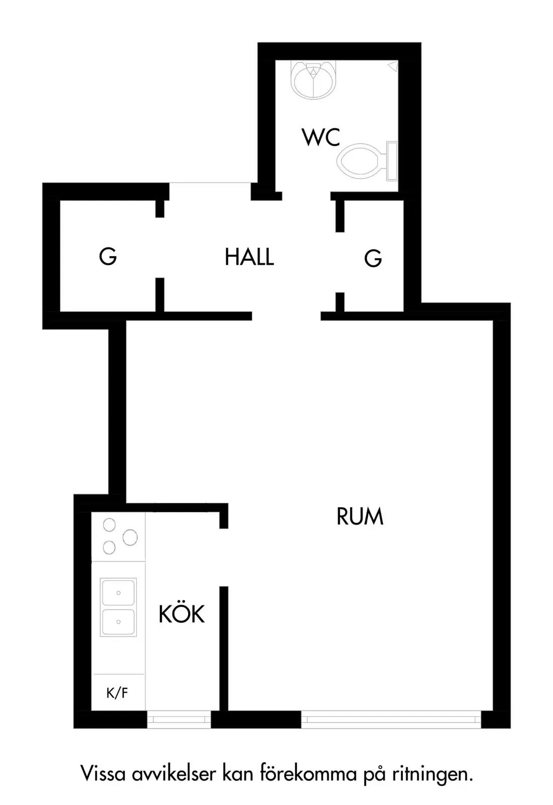 Floor plan for Tessins väg 18B
