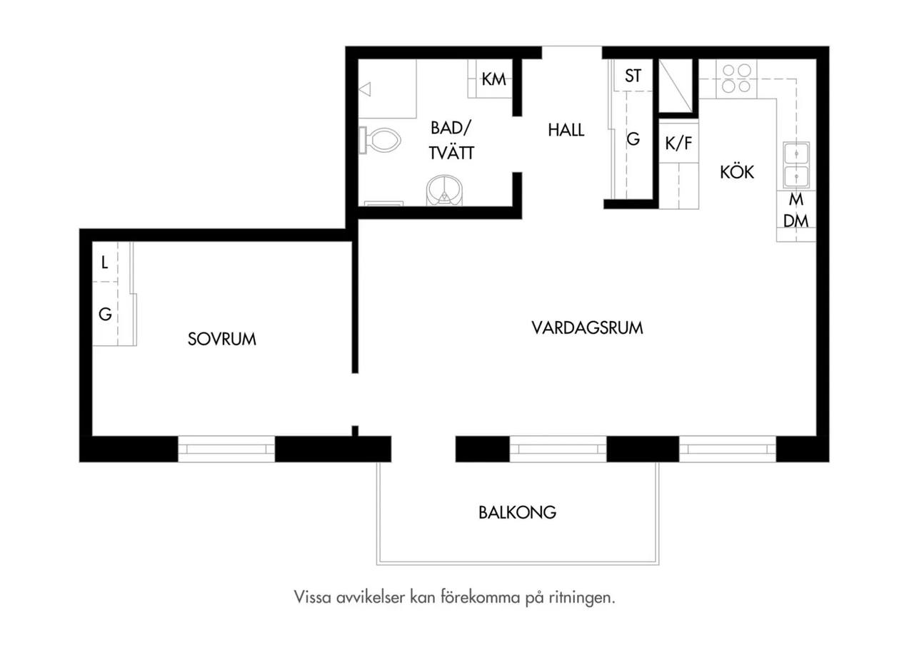 Floor plan for Geijersgatan 2G