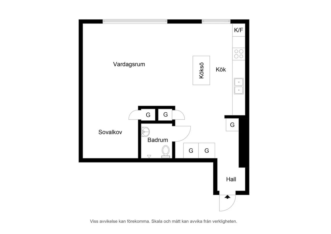 Planritning för Stockholmsvägen 5