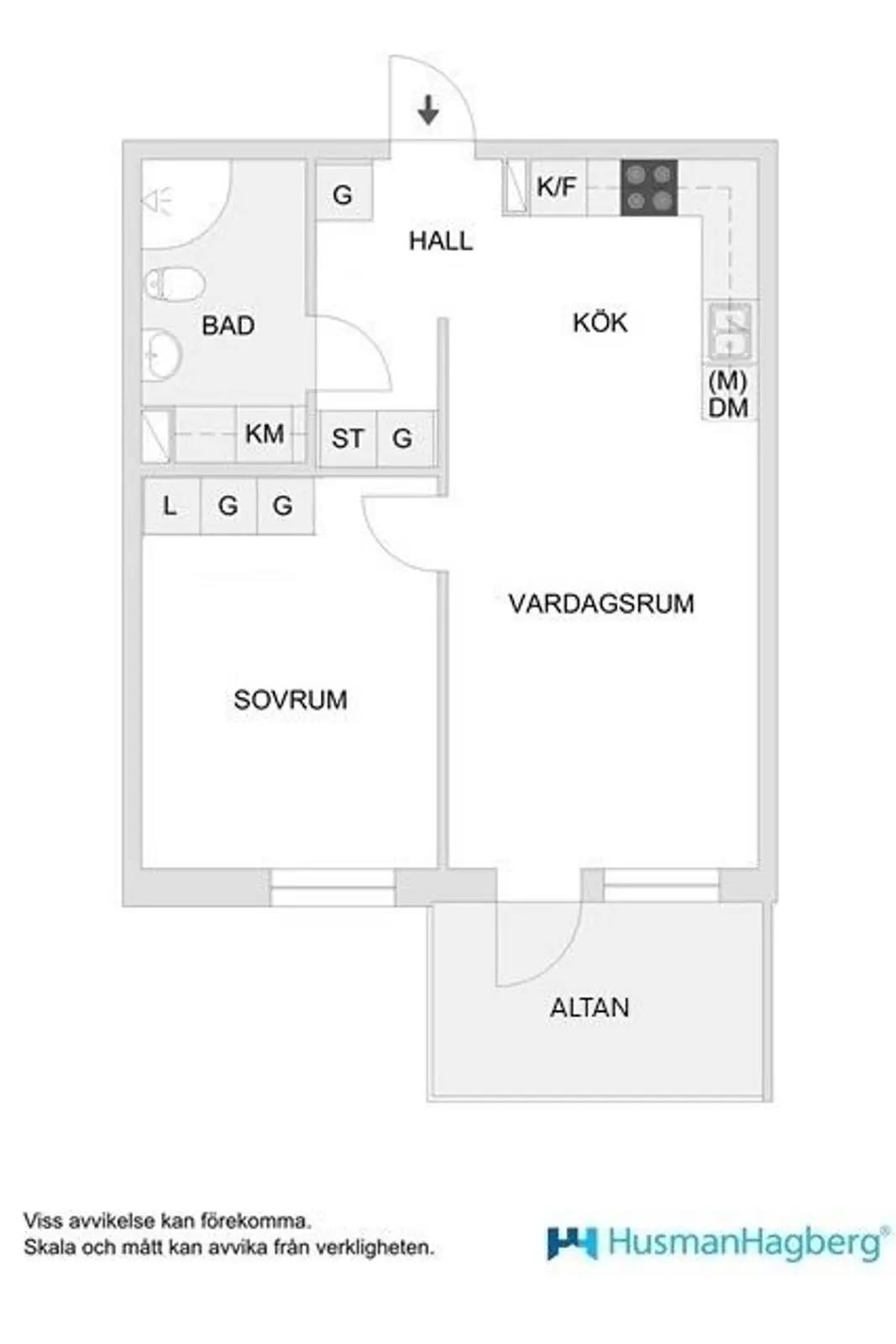 Floor plan for Skärvstensgatan 2