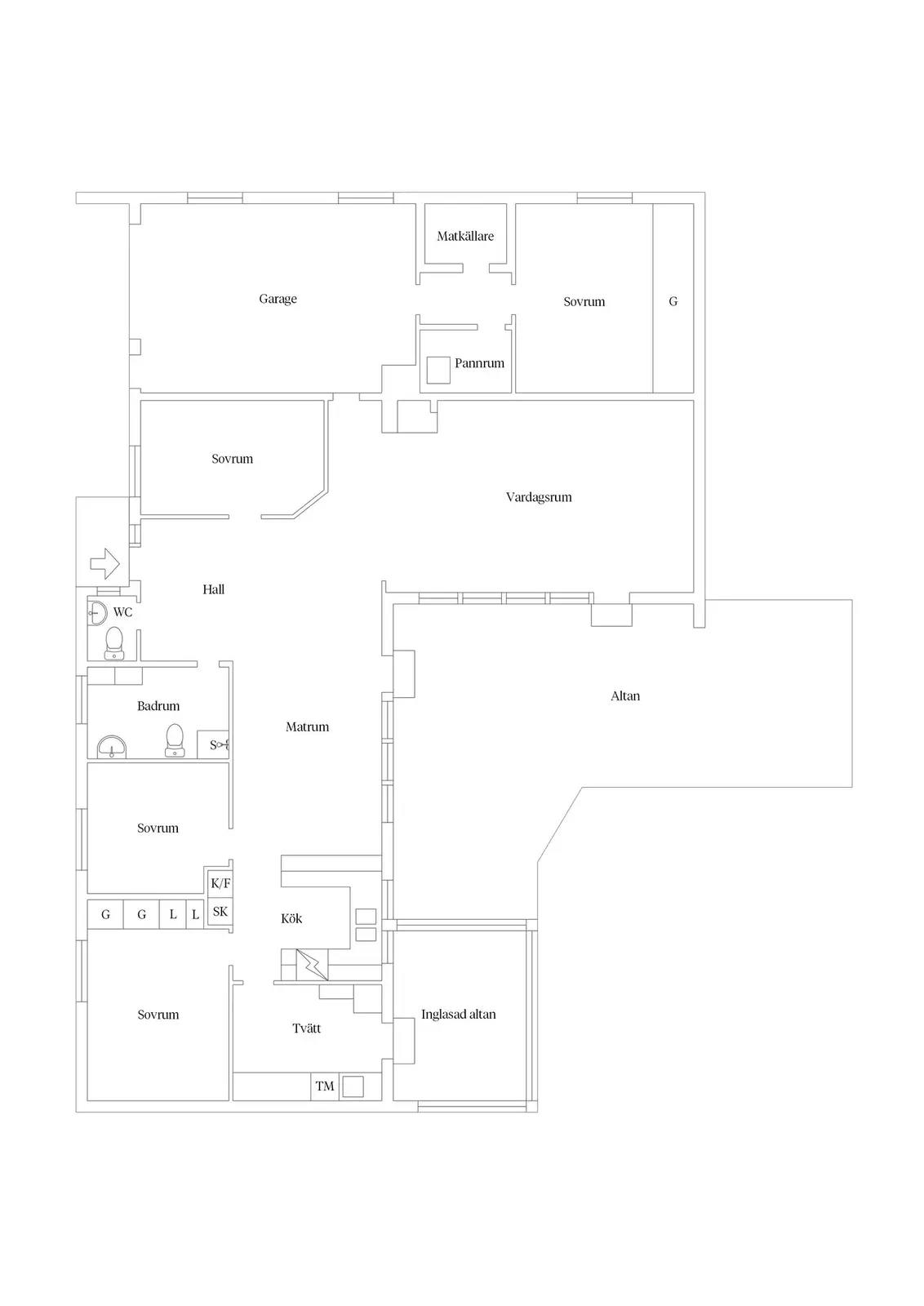 Planritning för Timotejvägen 37
