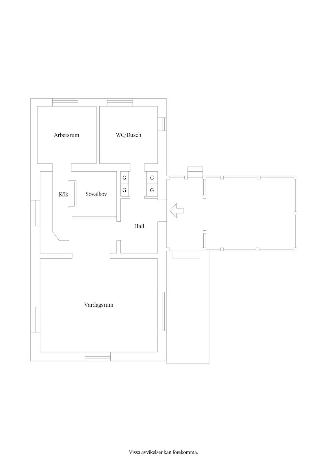 Floor plan for Noret 131
