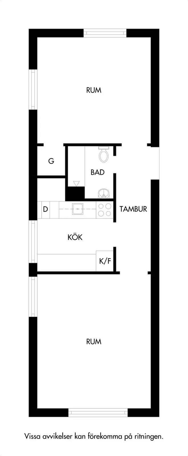 Floor plan for Ellstorpsgatan 2C