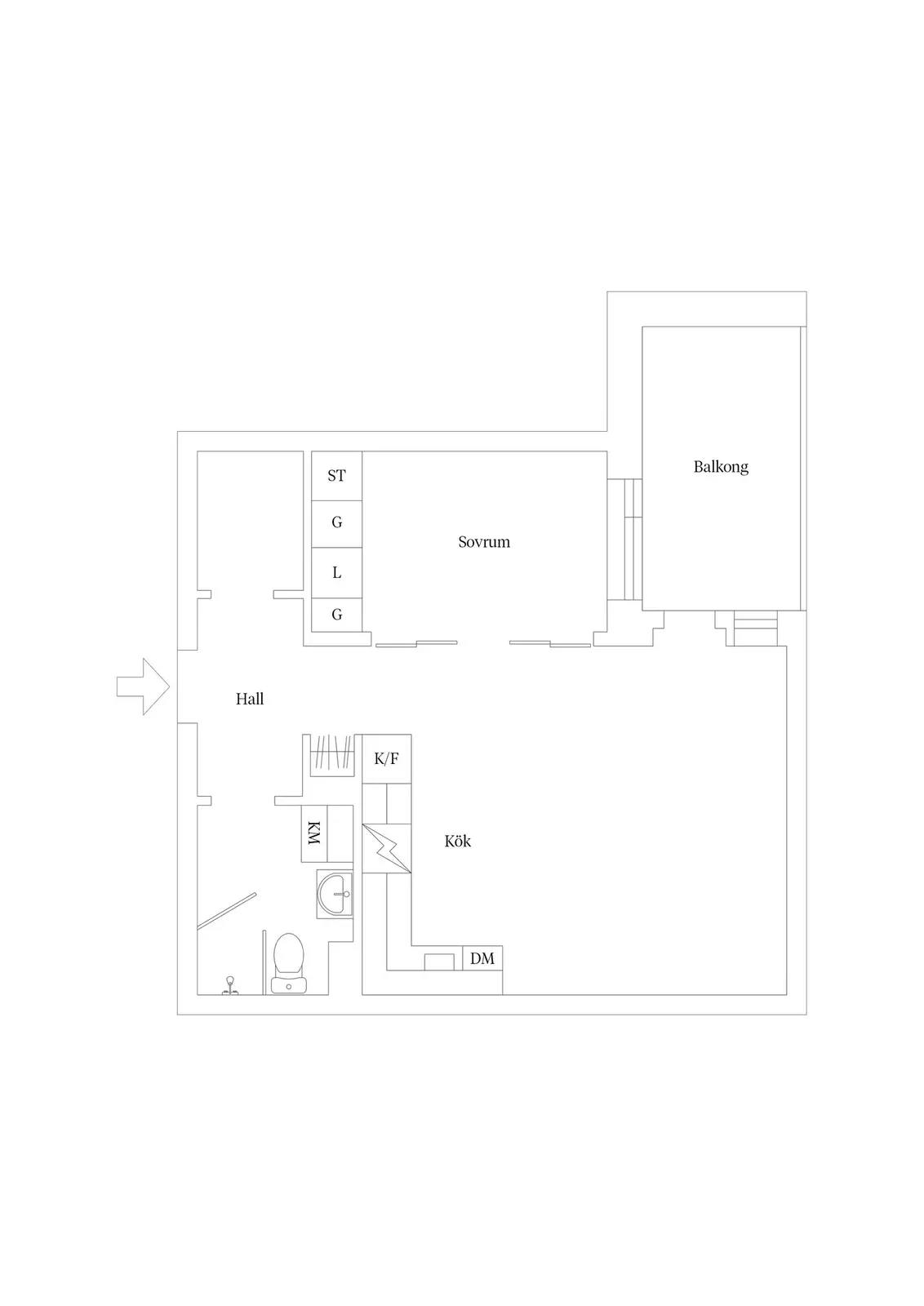 Floor plan for Turebergs allé 43