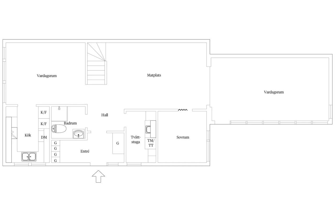 Floor plan for Öresundsgatan 33