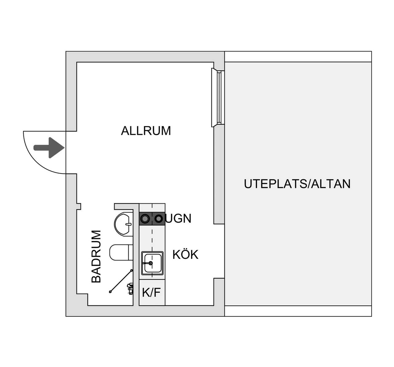 Floor plan for Venngarn 294A