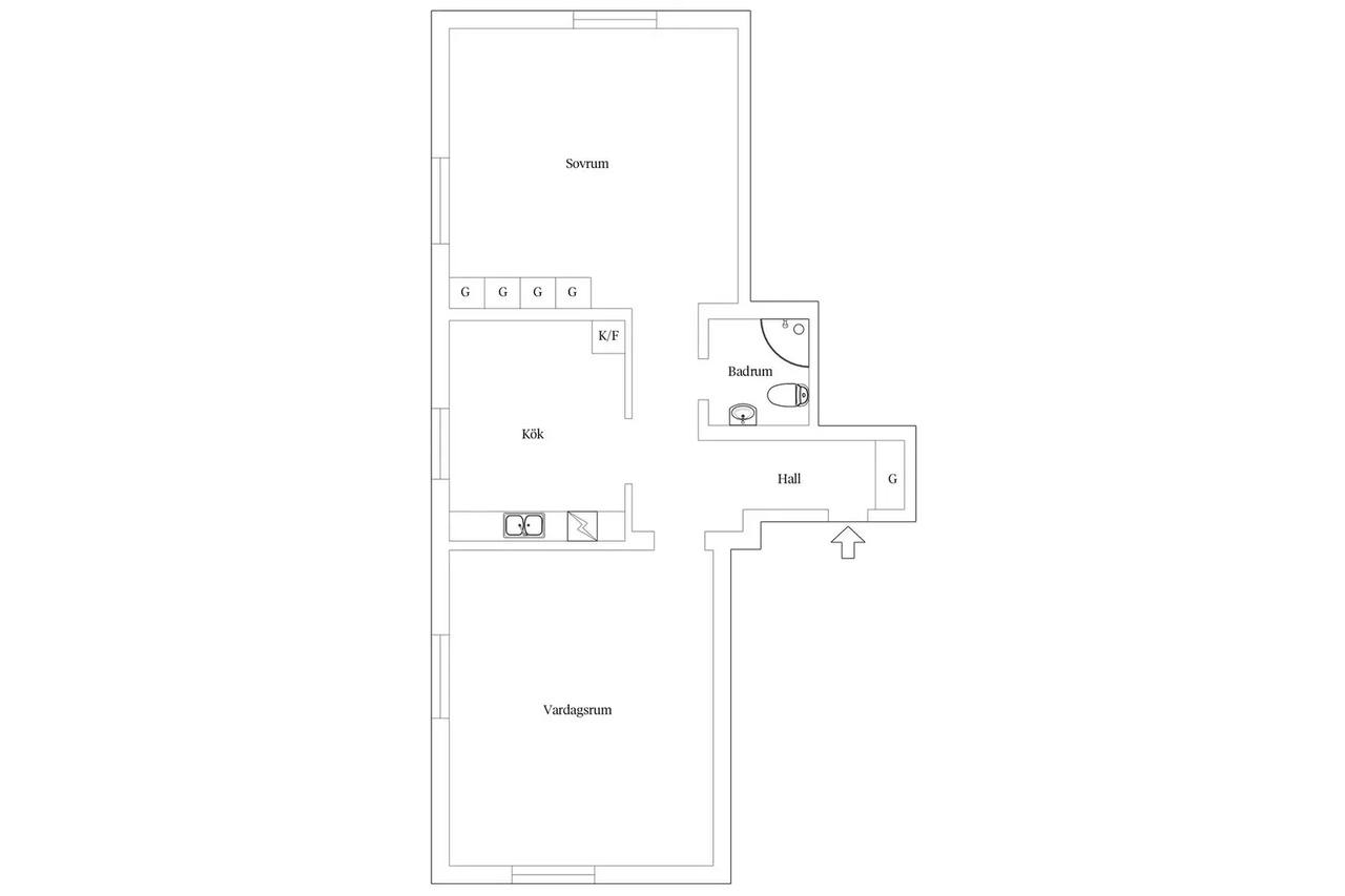 Planritning för Repslagaregatan 7A
