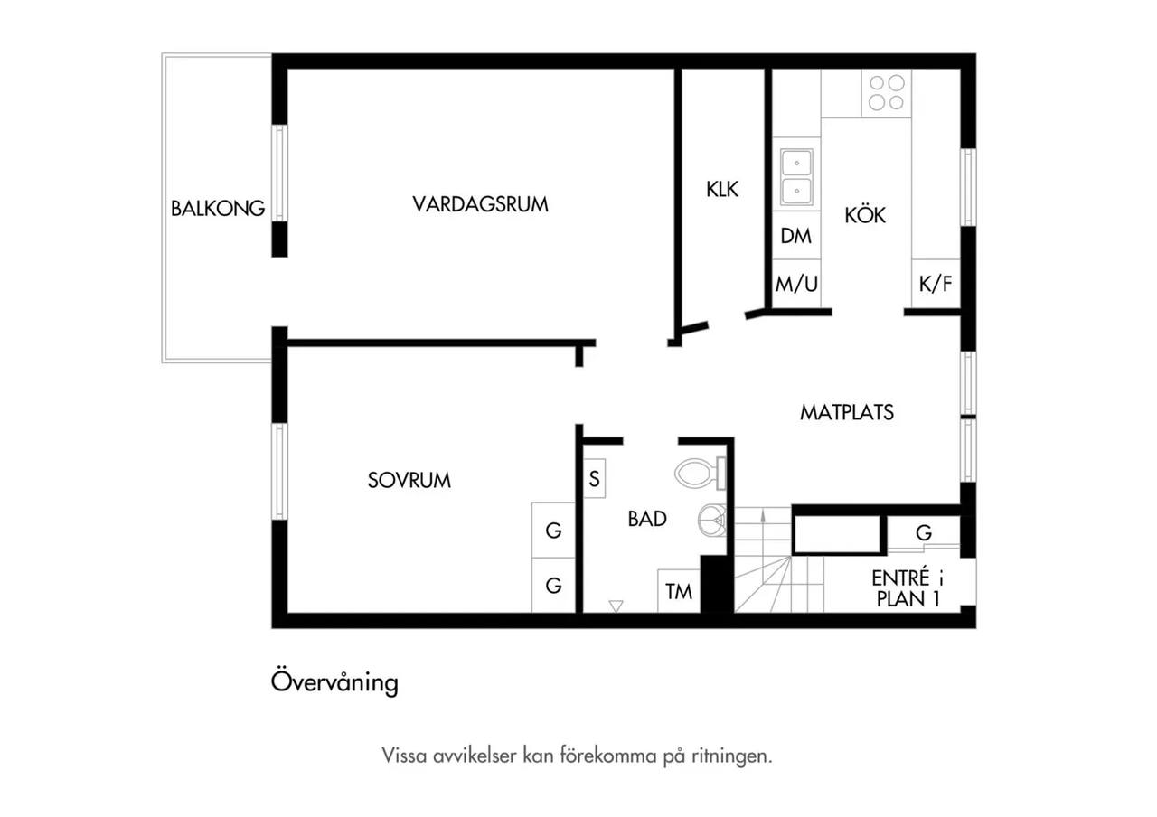Floor plan for Tre Högars väg 58B