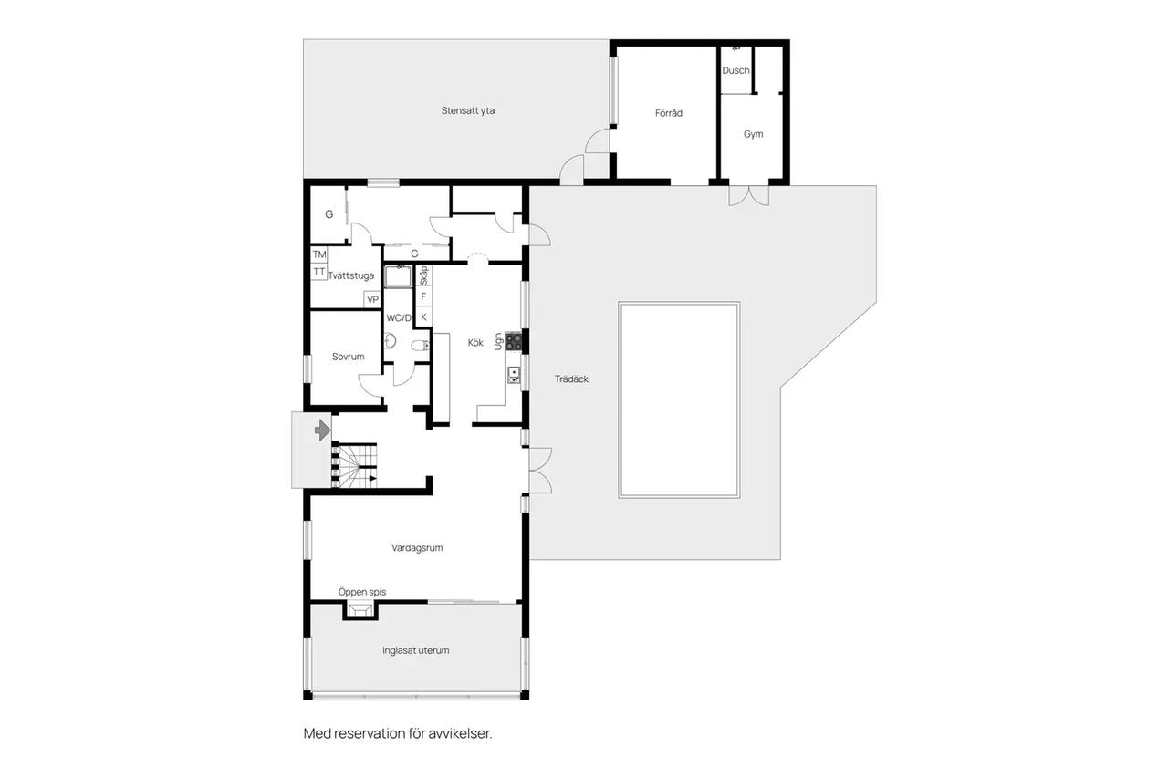 Floor plan for Vångavägen 24